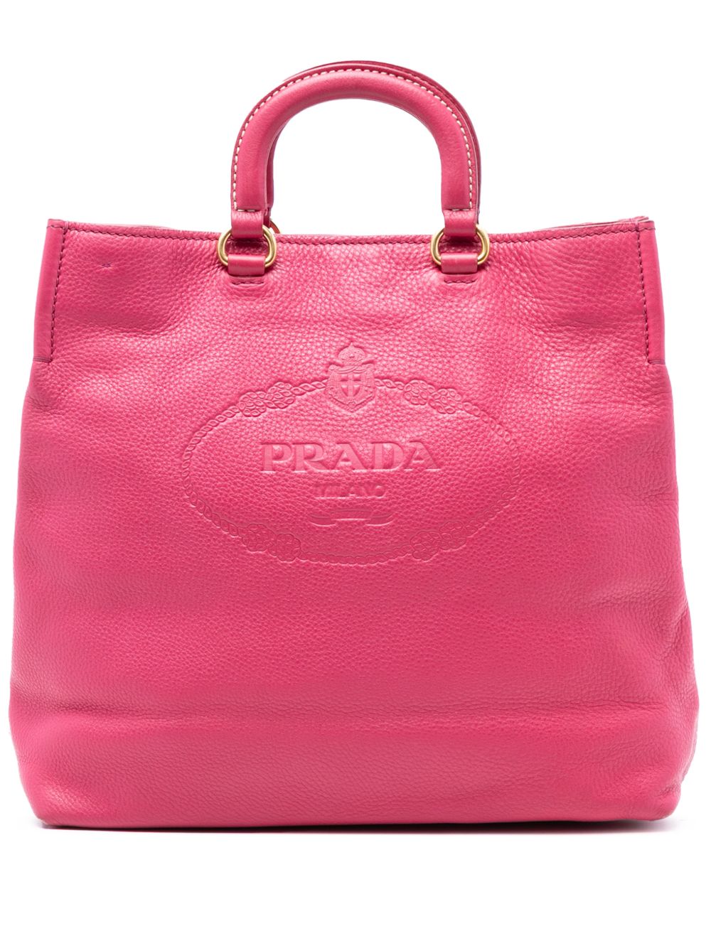 2013-2026 Vitello Daino Embossed Canapa Logo Open Convertible Tote satchel