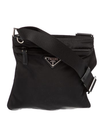 Prada Vela Nylon Messenger Bag