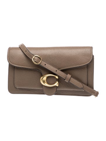 Leather Tabby Chain Clutch 26