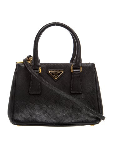 Saffiano Leather Galleria Double Zip Mini