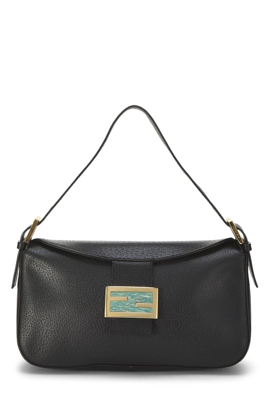 Black Leather Shoulder Bag