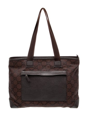 GG Nylon Messenger Bag