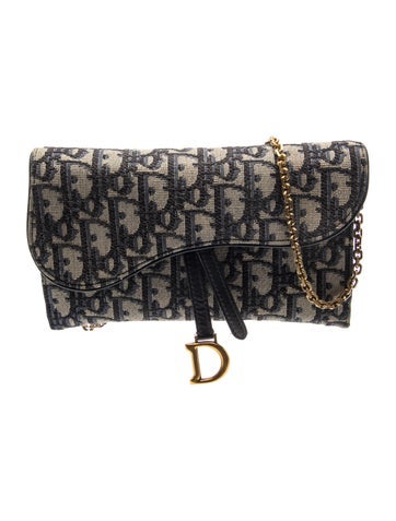 Oblique Jacquard Wallet on Chain