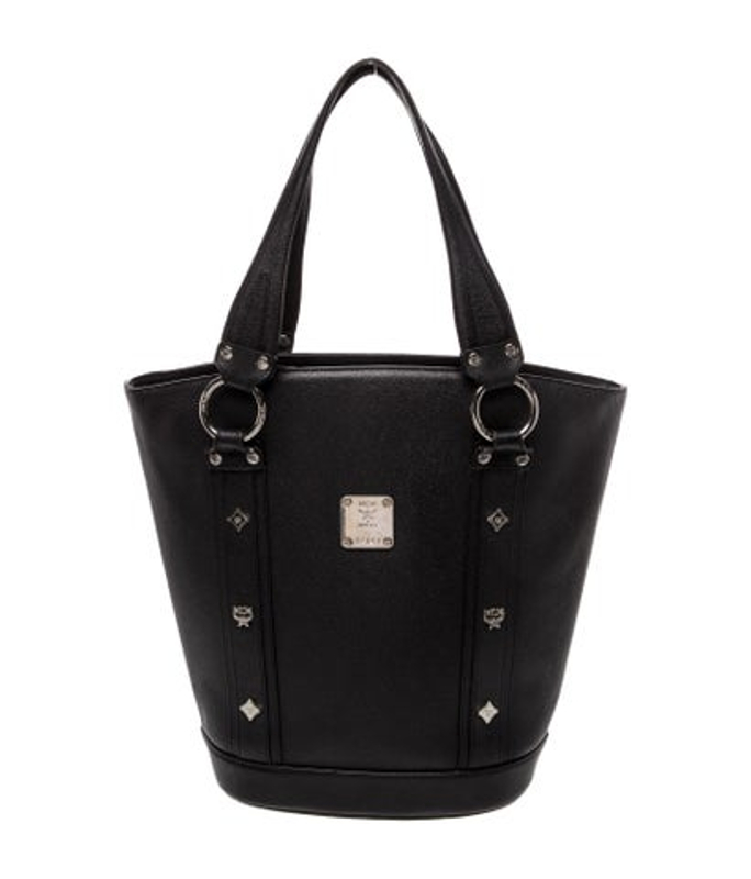 MCM Leather Bucket Bag
