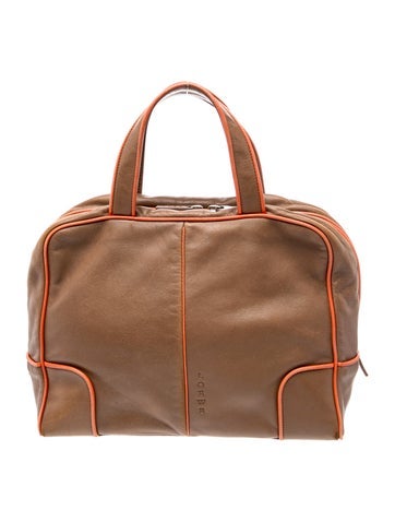 Leather Top Handle Bag Vintage