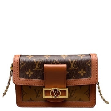 Coated Canvas Dauphine Chain Wallet