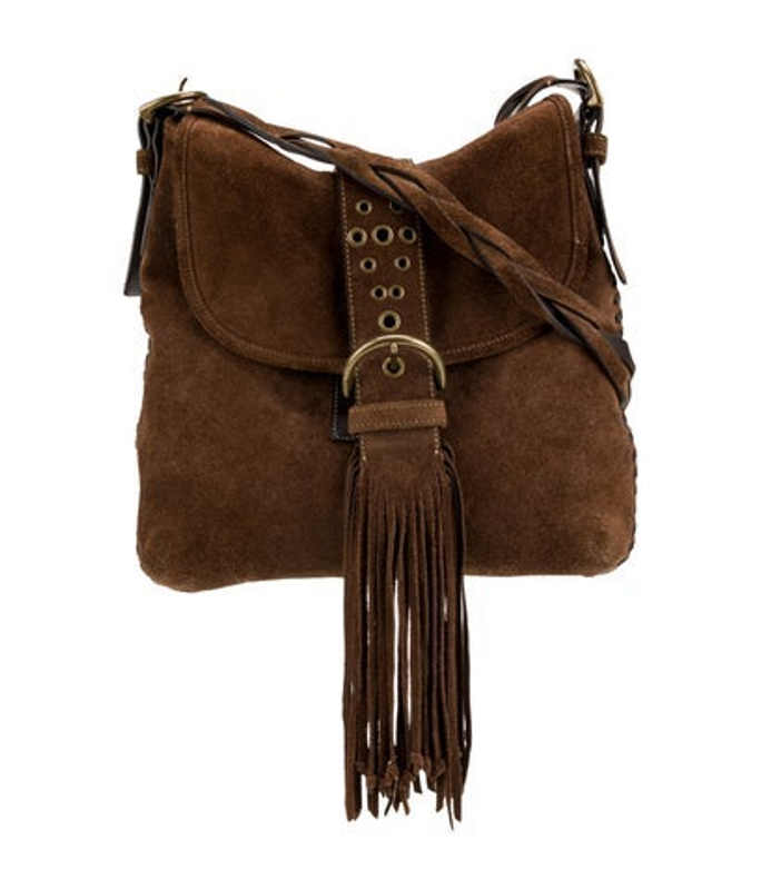 Coach Suede Shoulder Bag