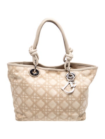 Cannage Knot Cherie Shopping Bag Vintage