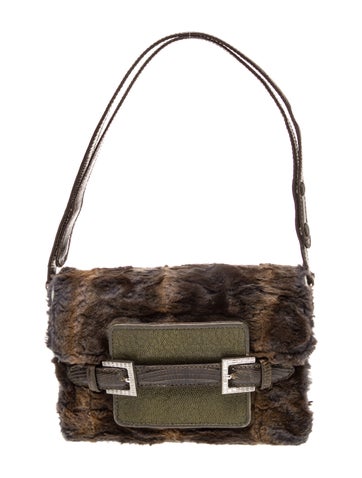 Fur Shoulder Bag Vintage