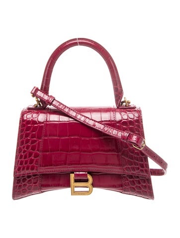 Embossed Leather Hourglass Small