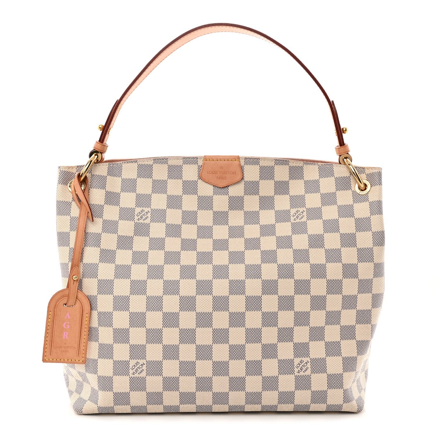 Louis Vuitton Damier Azur Graceful PM Rose Ballerine