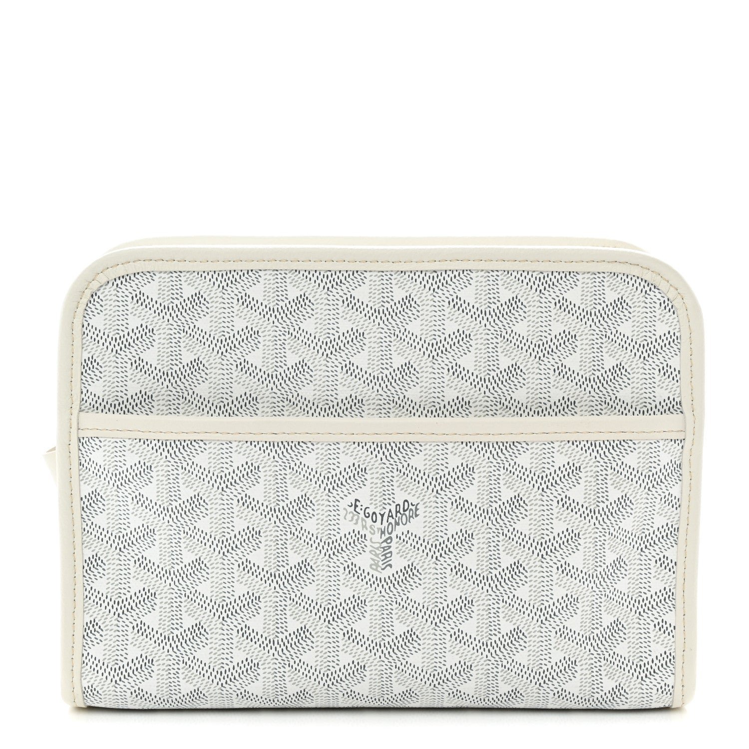 Goyard Goyardine Jouvence Toiletry Pouch White