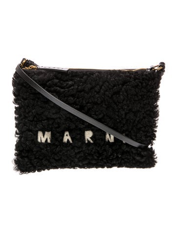 Marni Shearling Crossbody Bag w/ Tags