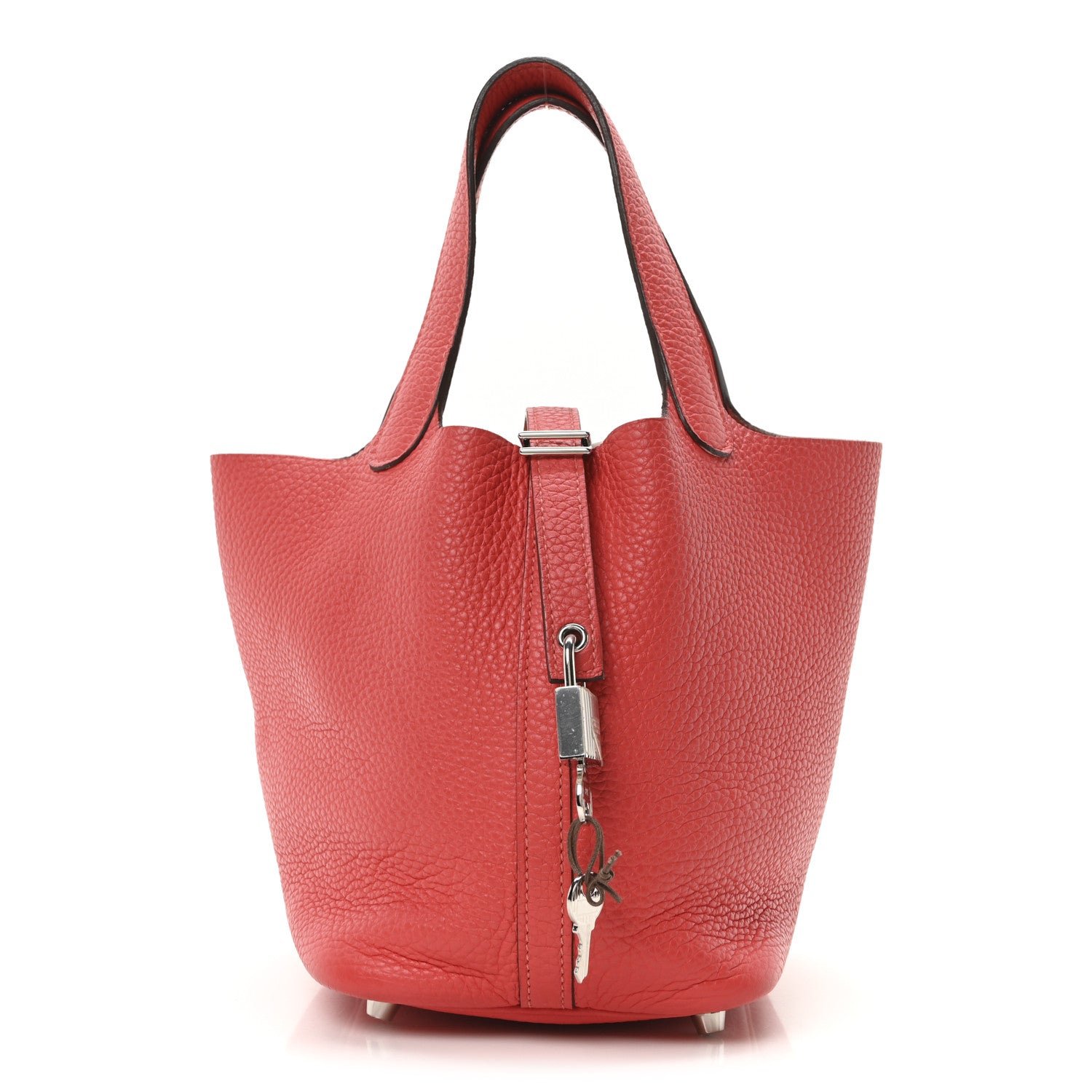 Hermes Taurillon Clemence Picotin Lock 18 PM Rose Jaipur