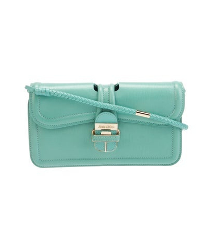 Jimmy Choo Choo Leather Clutch