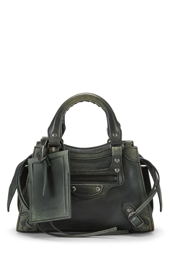 Green Calfskin Neo Classic City Nano
