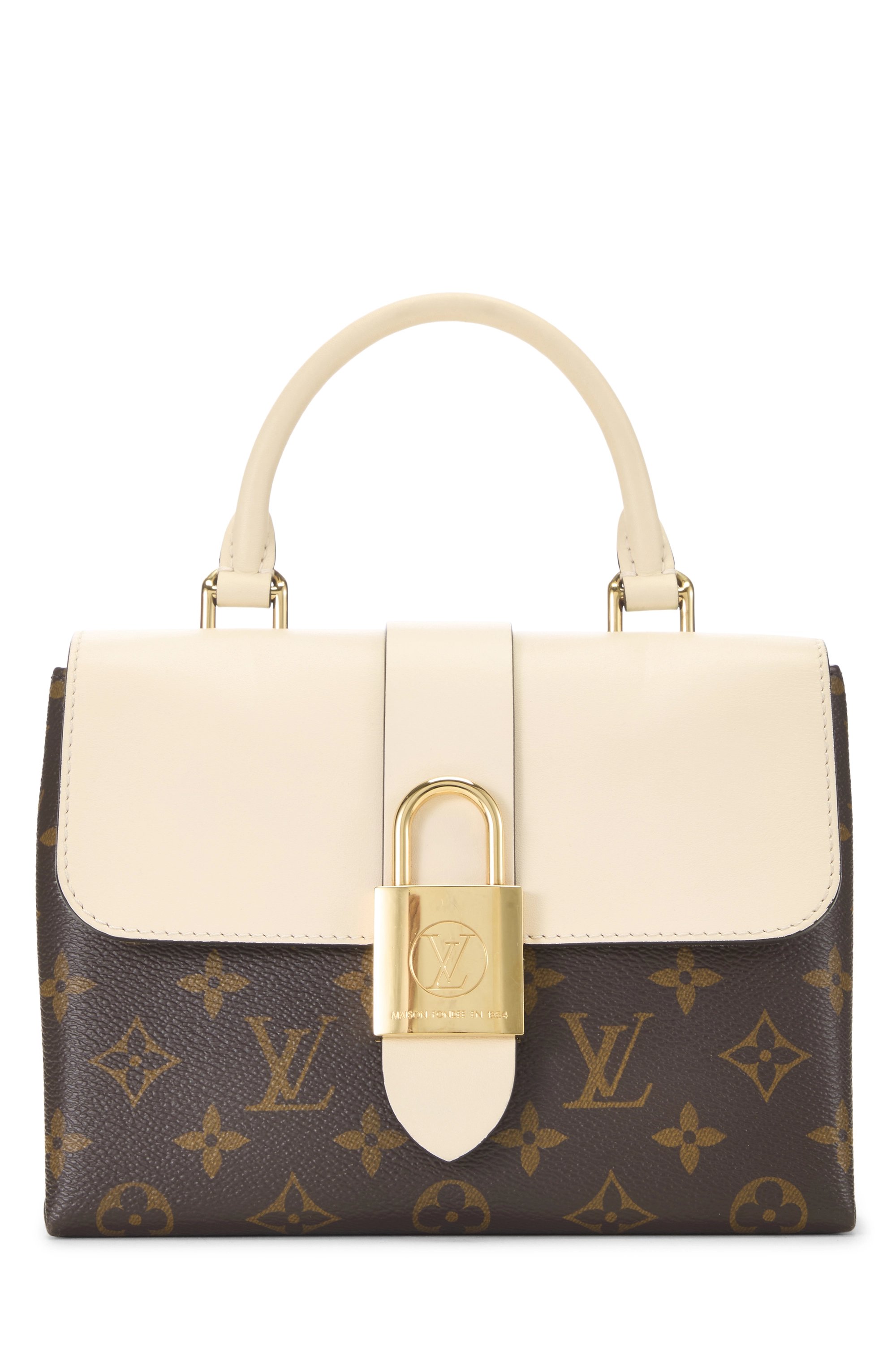 Cream Monogram Canvas Locky BB