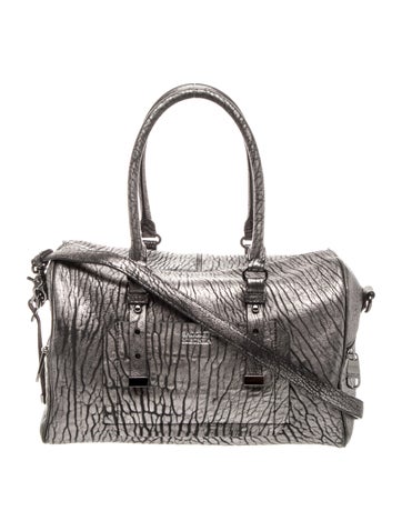 Badgley Mischka Leather Top Handle Bag