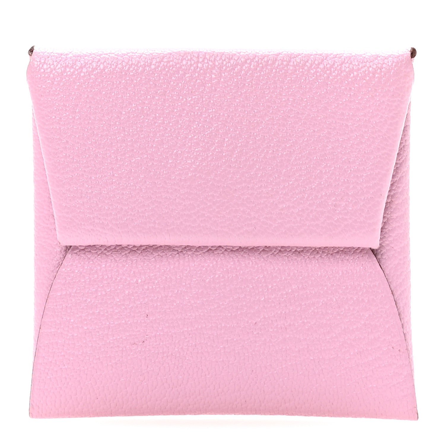 Hermes Chevre Mysore Bastia Coin Purse Mauve Sylvestre