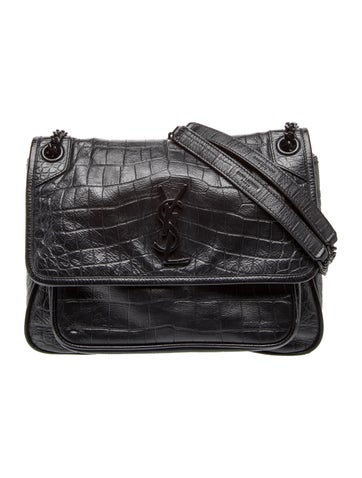 Embossed Leather Niki Medium