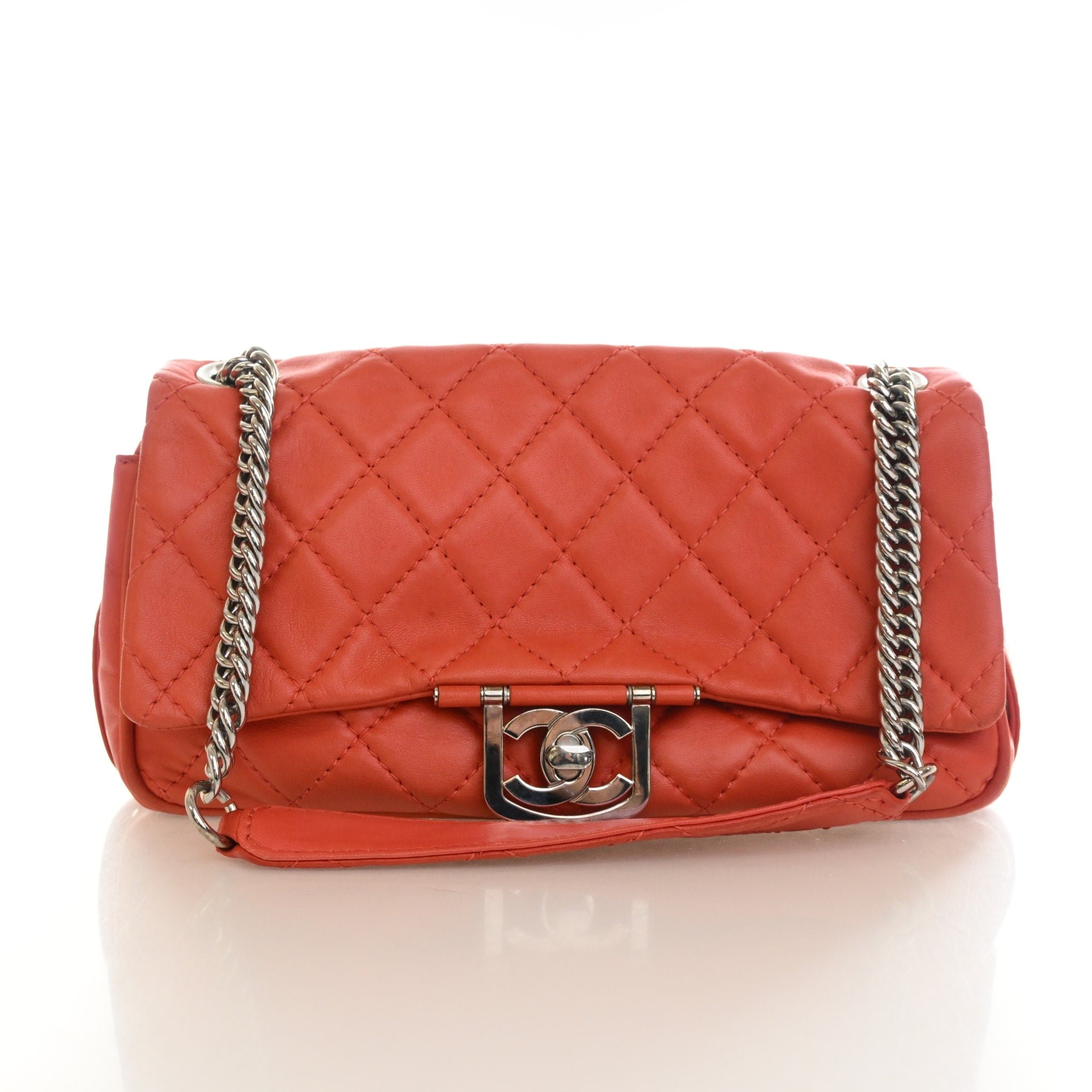 Chanel Chanel Medium Lambskin Secret Label Flap Bag