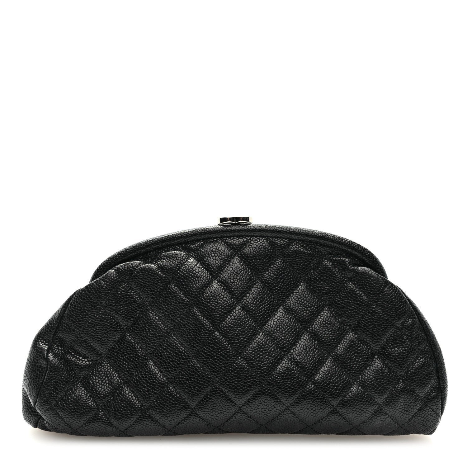 Chanel Caviar Quilted Timeless Clutch Black