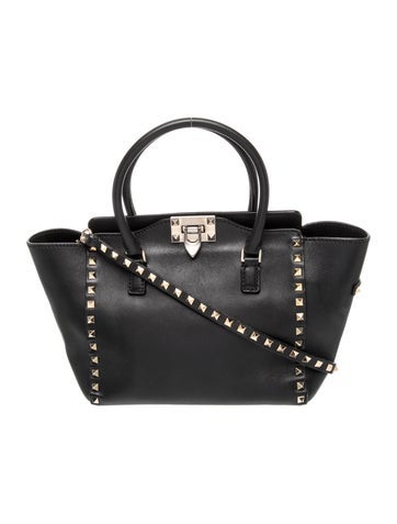Valentino Rockstud Top Handle Bag