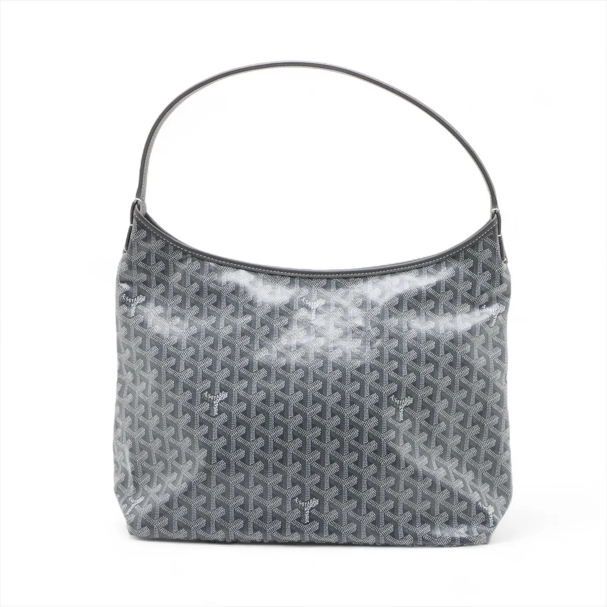 Goyard Bohème PVC & leather Shoulder bag Gray