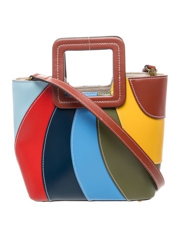 Staud Leather Top Handle Bag