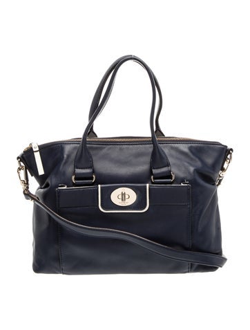 Leather Top Handle Bag