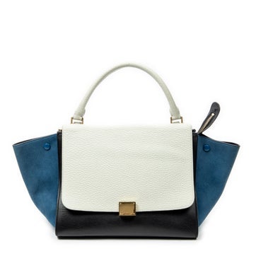 Leather Medium Tricolor Trapeze