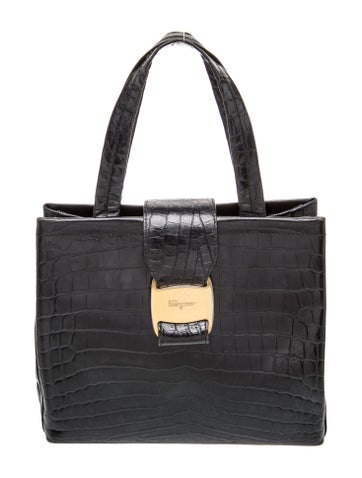 Ferragamo Vara Bow Top Handle Bag