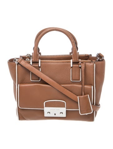 Leather Top Handle Bag