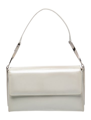 Patent Leather Top Handle Bag