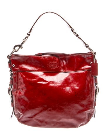 Patent Leather Top Handle Bag