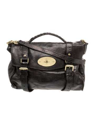 Mulberry Leather Top Handle Bag