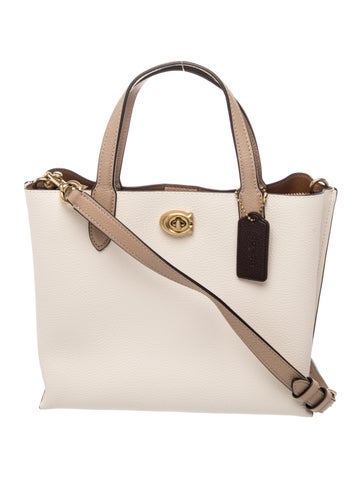 Leather Top Handle Bag
