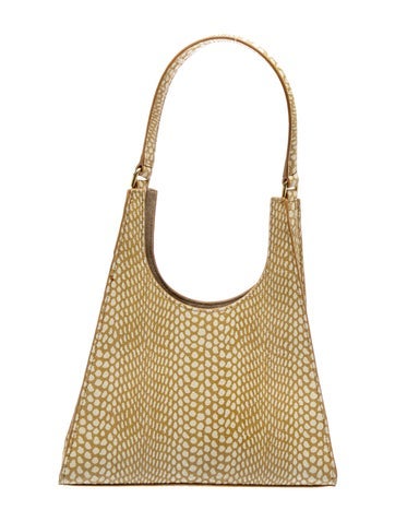 Staud Embossed Leather Shoulder Bag