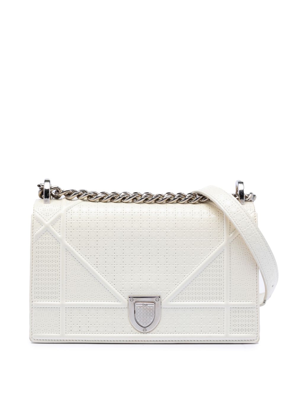 2016 Medium Patent Microcannage Diorama Flap crossbody bag