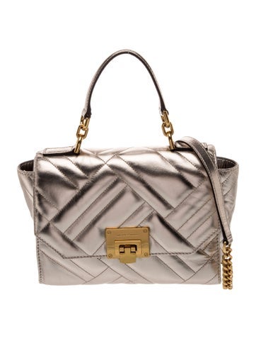 Michael Kors Leather Top Handle Bag