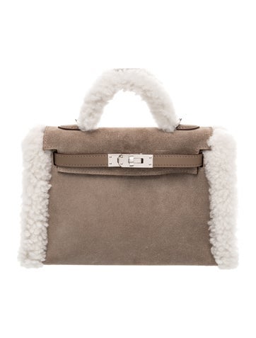 2025 Grizzly & Shearling Teddy Mini Kelly II 20 w/Tags