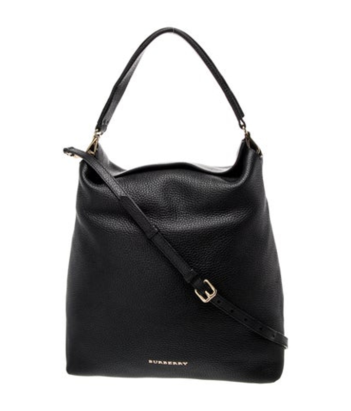 Burberry Leather Cale Hobo Bag