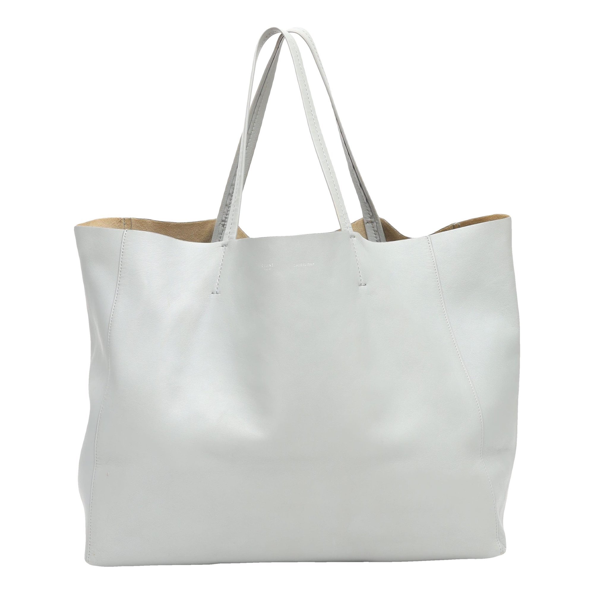 Cabas Horizotal leather tote