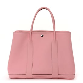 Hermes Vache Country Garden Party Tote 36 MM Rose Sakura