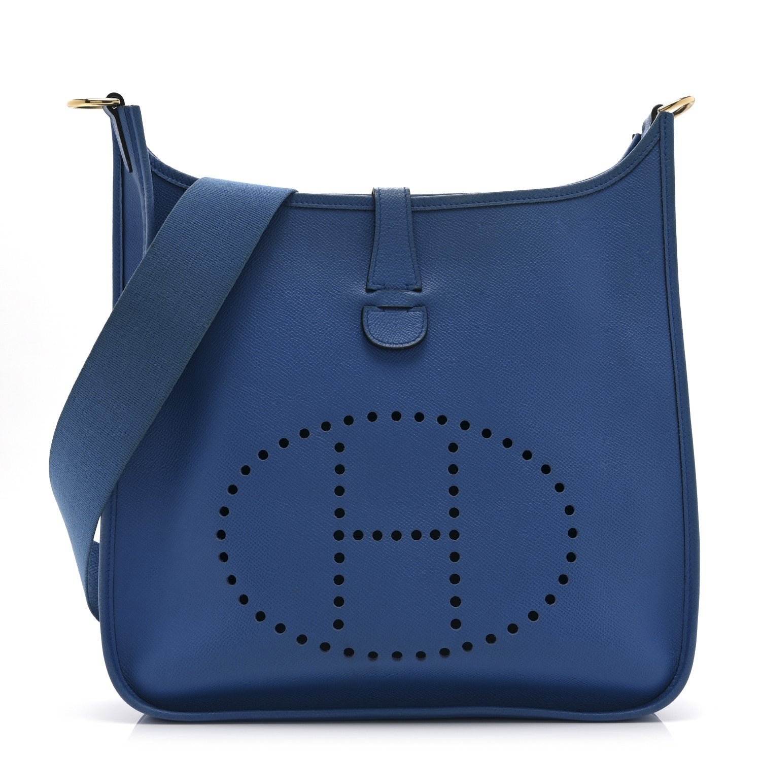 Hermes Courchevel Evelyne GM Bleu France