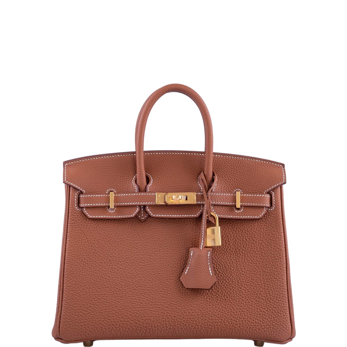 Hermes Hermès Birkin 25 Gold Togo Gold Hardware