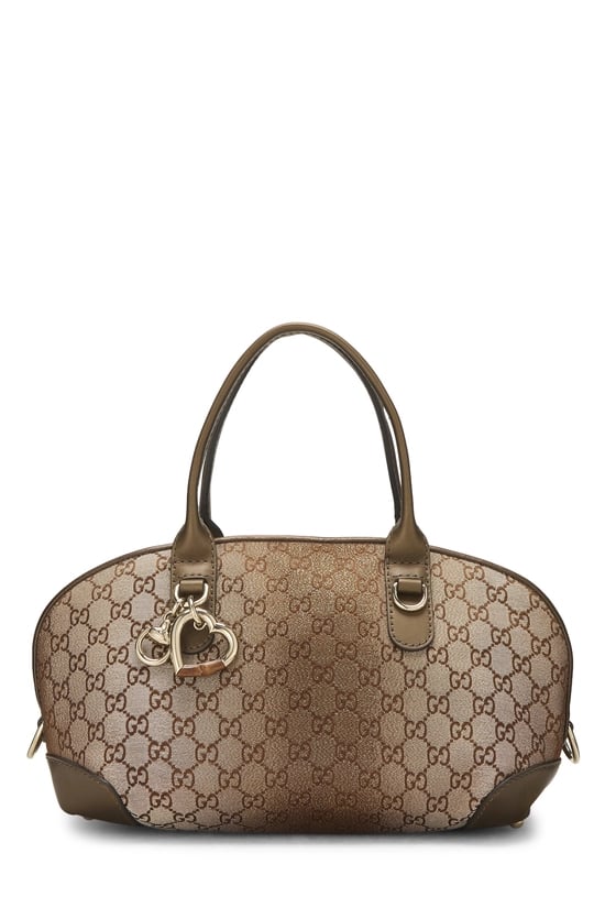 Gold GG Lurex Heartbit Handbag