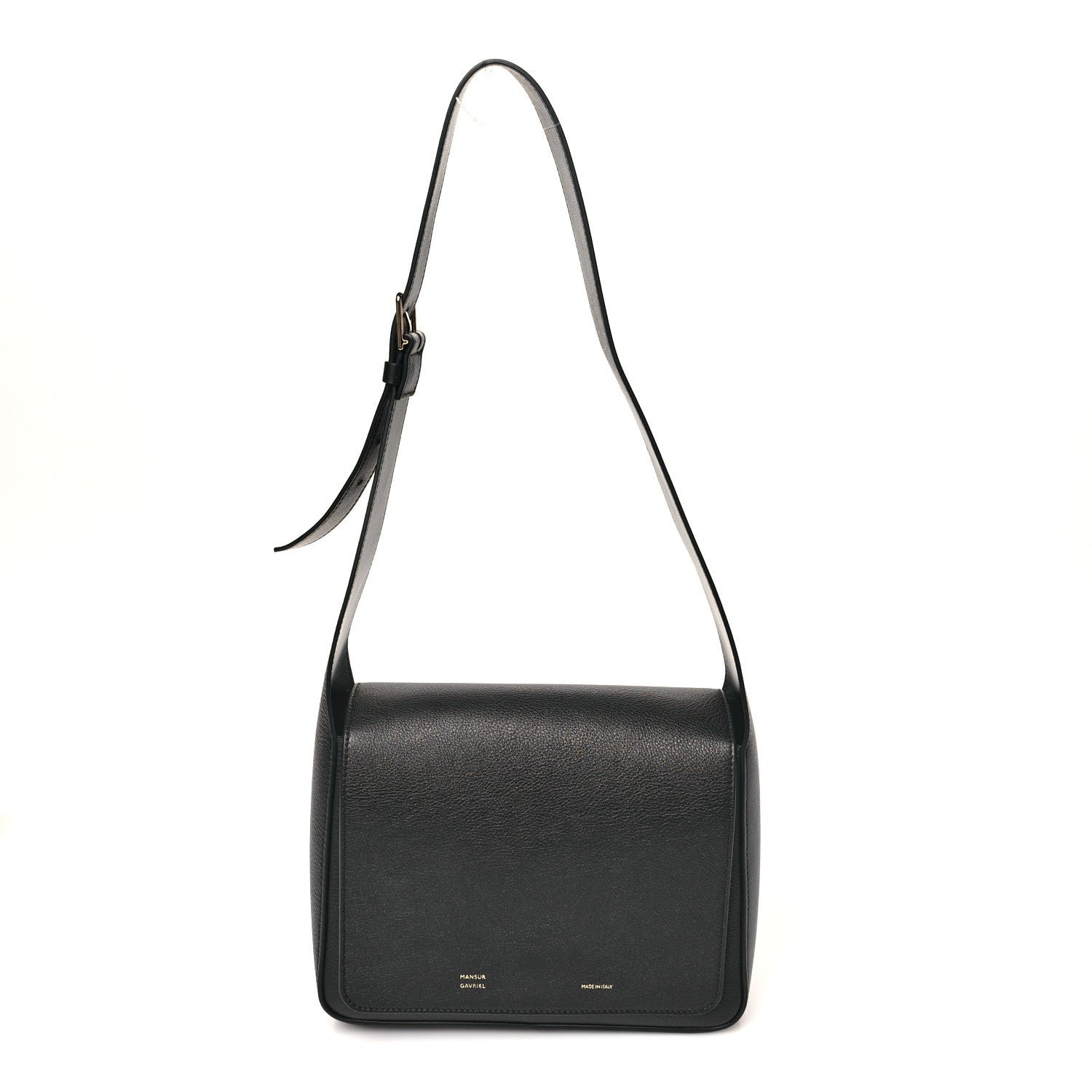 Mansur Gavriel Mansur Gavriel Calfskin Box Shoulder Bag Black