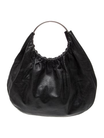 Leather Top Handle Bag