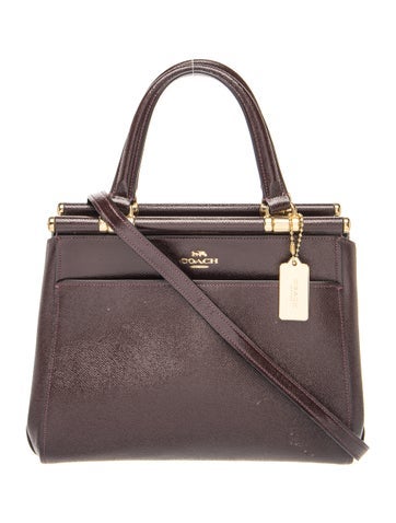 Leather Top Handle Bag